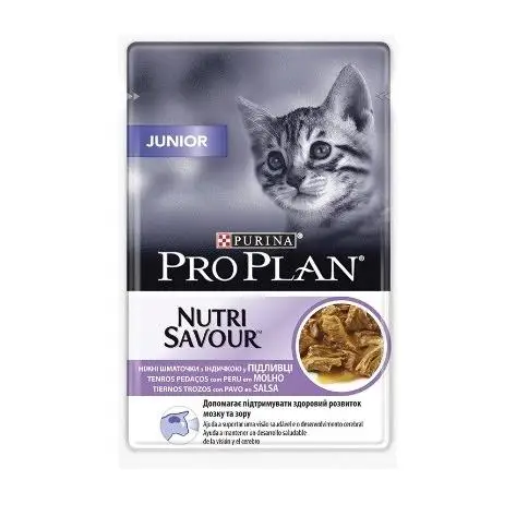 Pro Plan Junior Sobre de Pavo para Gatos  Alimento húmedo para Gatos