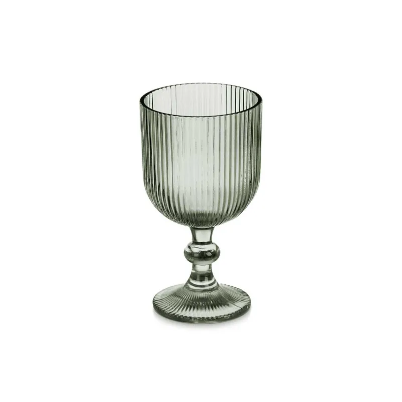 Copas y Vasos VERSALLES – Cristal de Rayas (Caja x6 unidades)