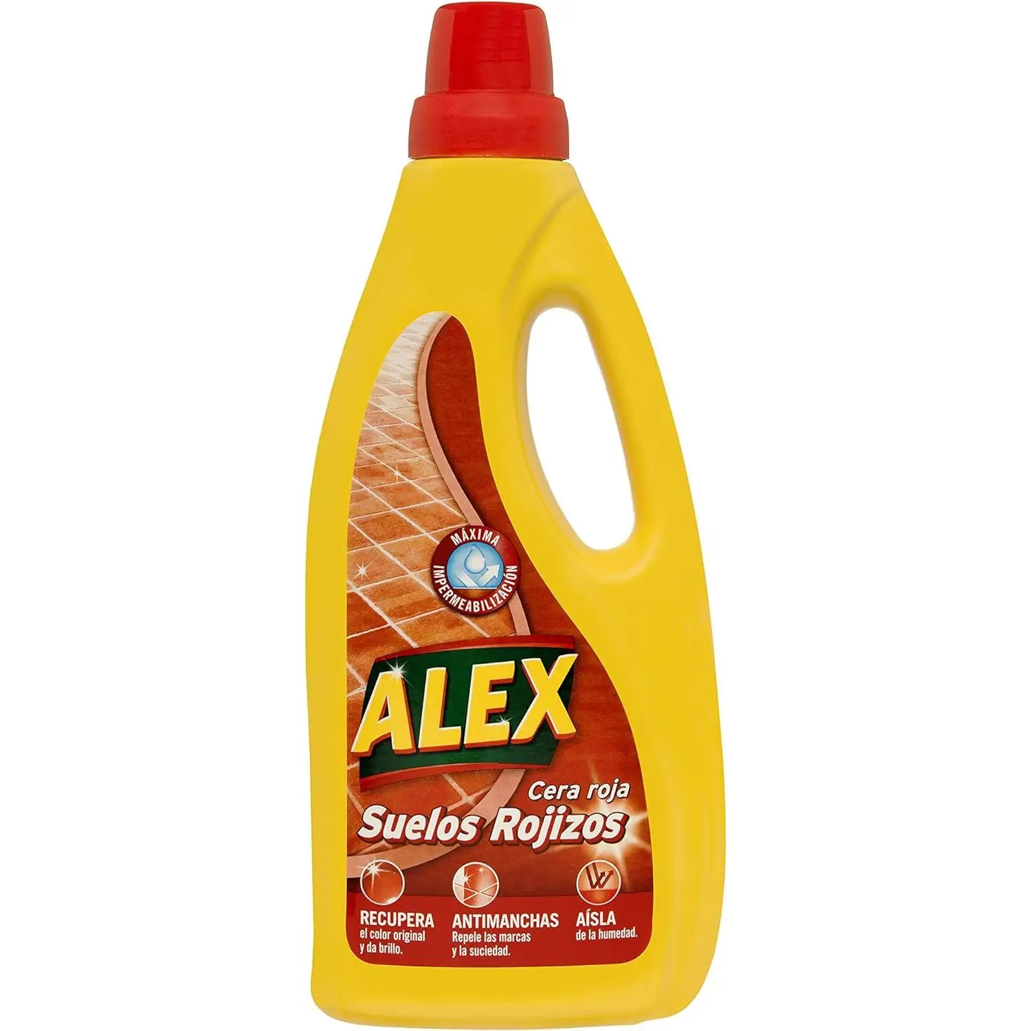 Alex-red wax for reddish floors 750 ml