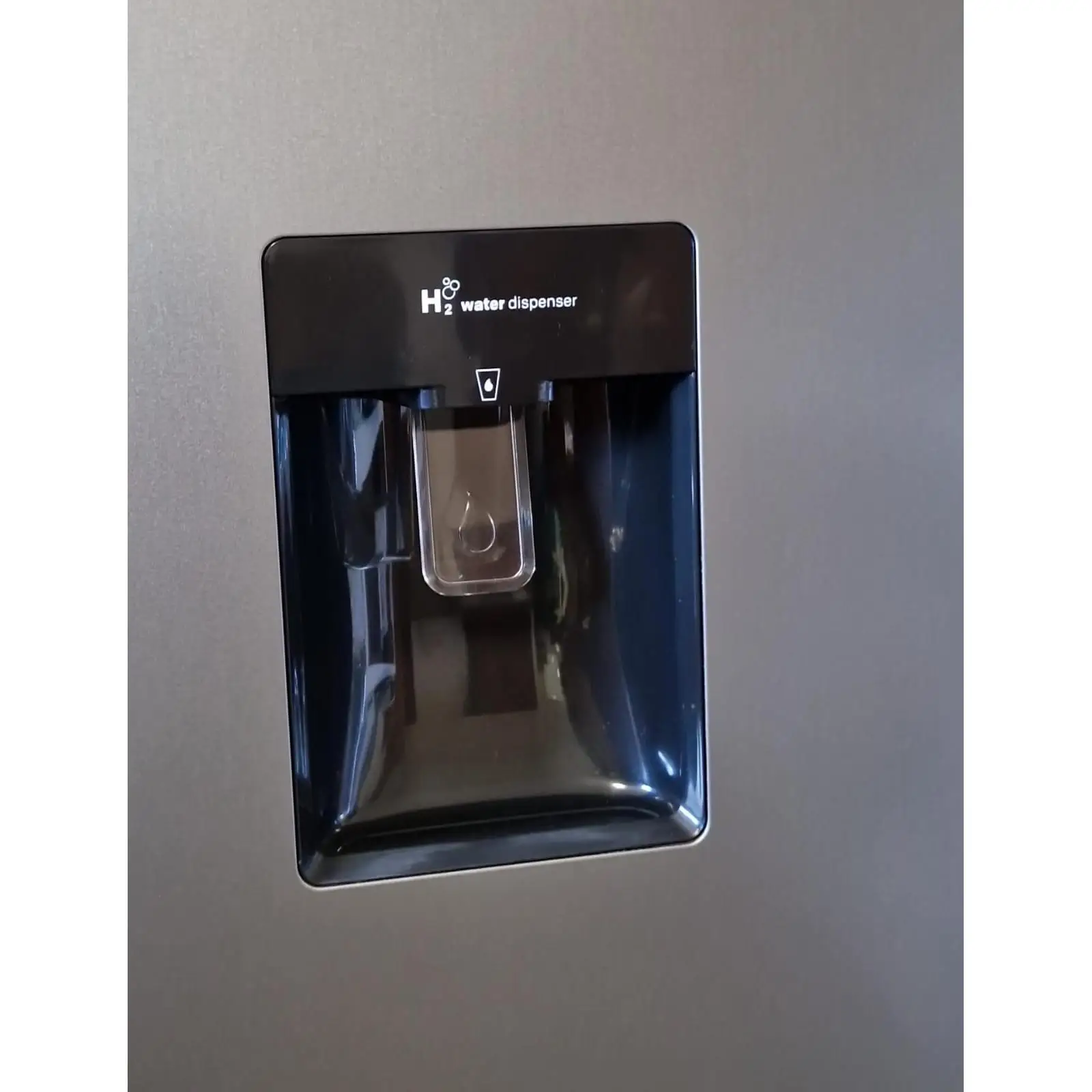 Elecsan refrigerator combi co1805scd-e, water dispenser, gray / graphite, energy class a++ / e