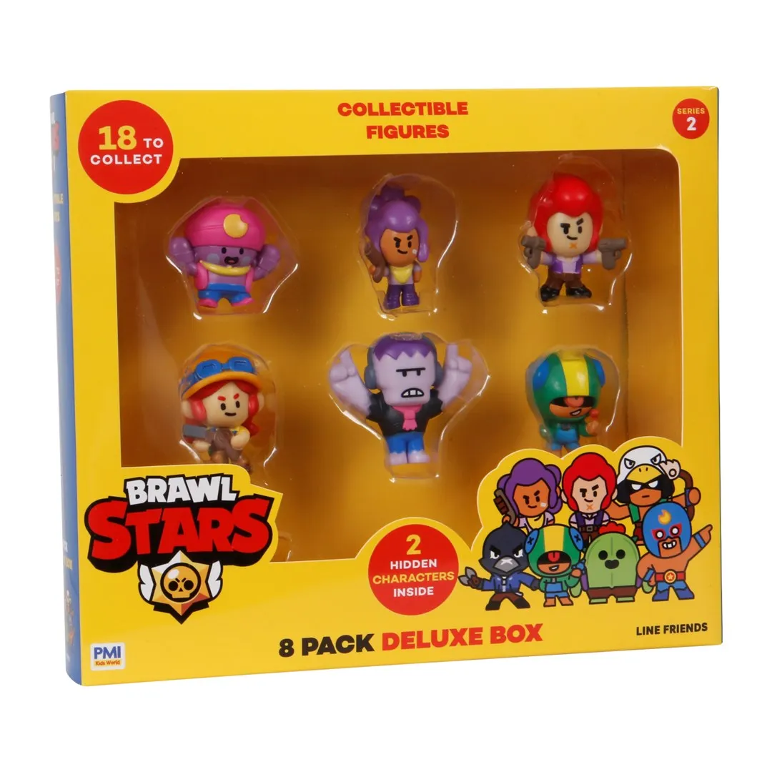 Figuras de Brawl Stars S2 - Paquete de 8, caja de lujo, versión A