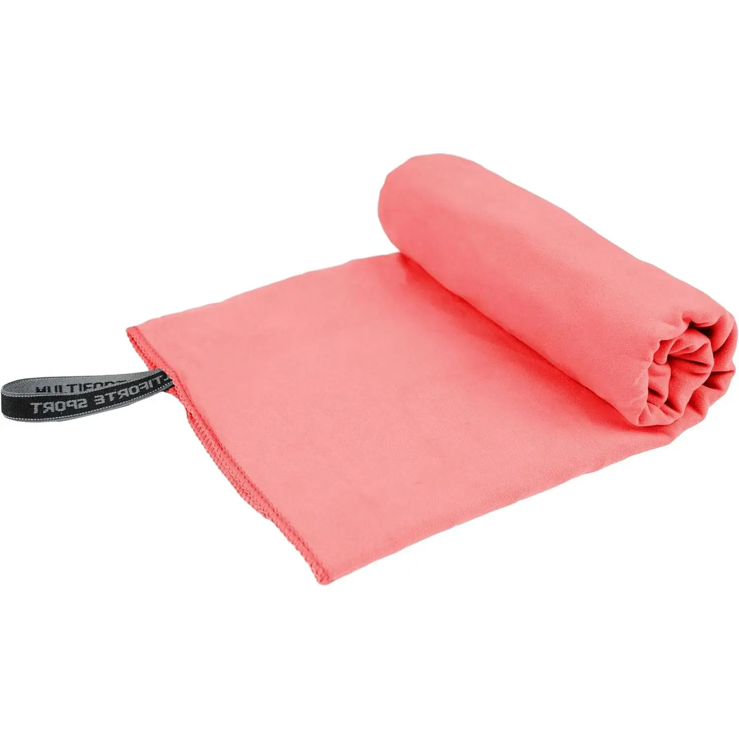 Toalla Gimnasio de Microfibra Gris - Ligera, Compacta, Absorbente, Secado Rápido - Ideal para Gym, Viaje, Piscina, Playa - 65x90cm - Disponible en 2 Tamaños y 3 Colores
