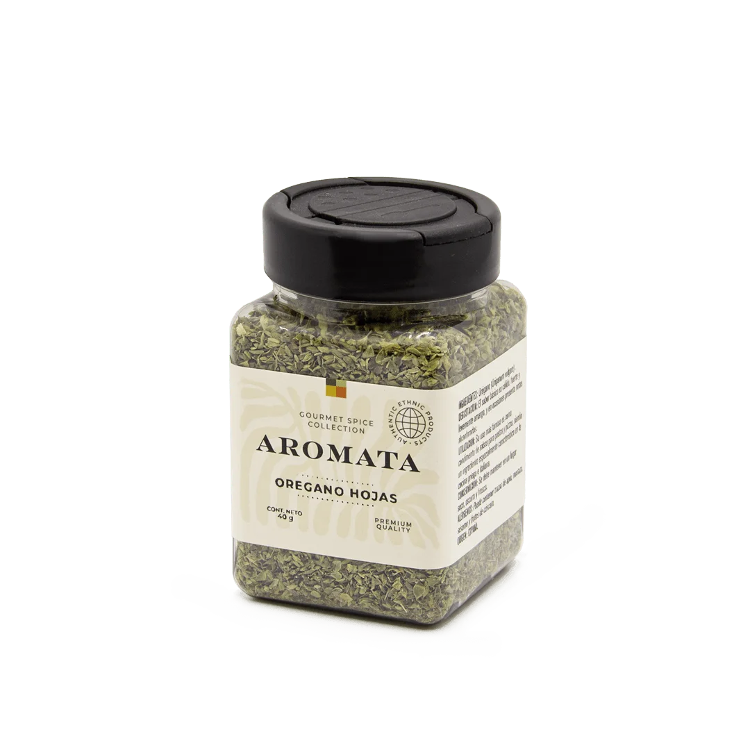 Oregano Hojas Secas de Aromata Condiments y todo el aroma de la cocina mediterranea en tus ensaladas, pastas y pizzas