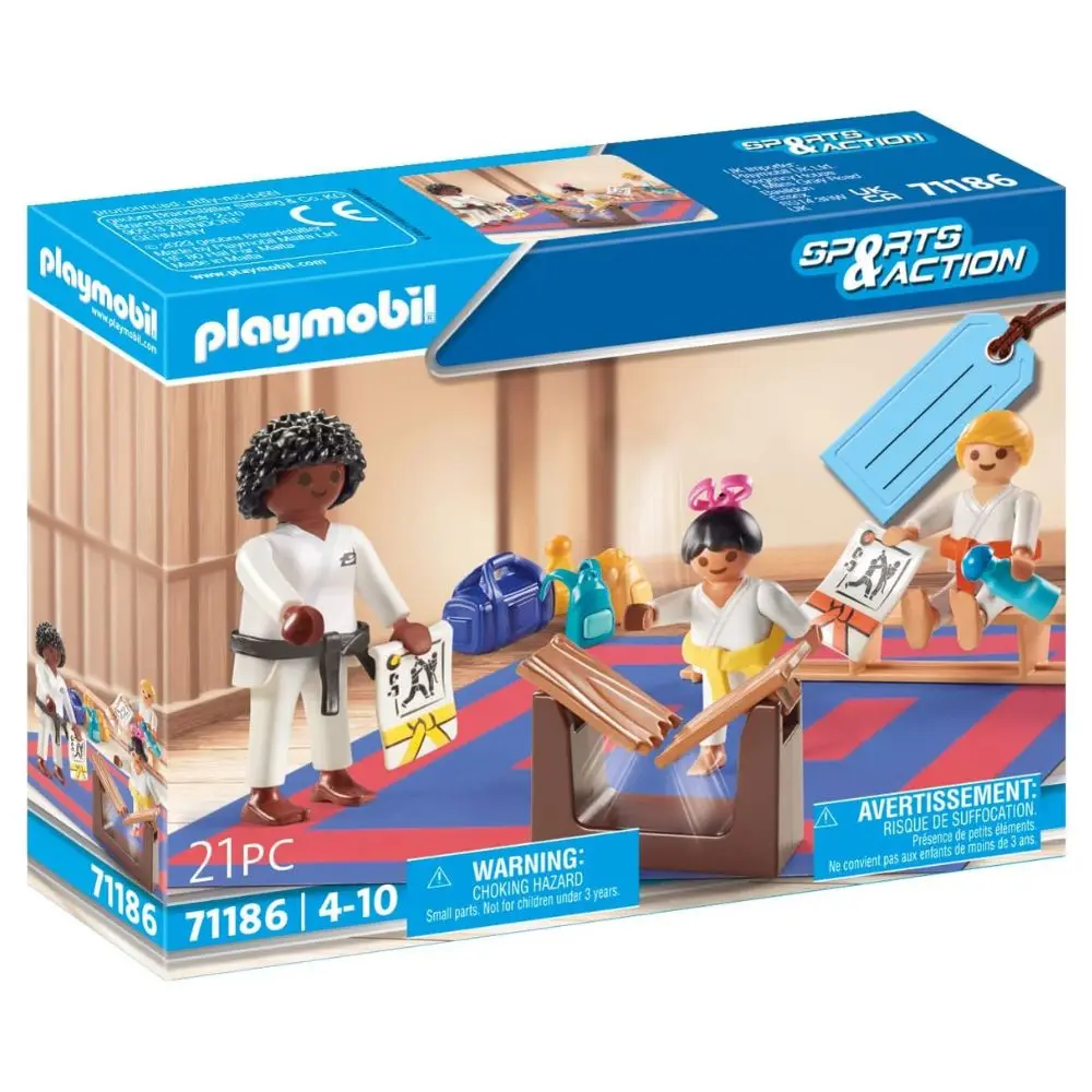 Entrenamiento karate Playmobil (71186) Sports & Action con figuras de karatekas