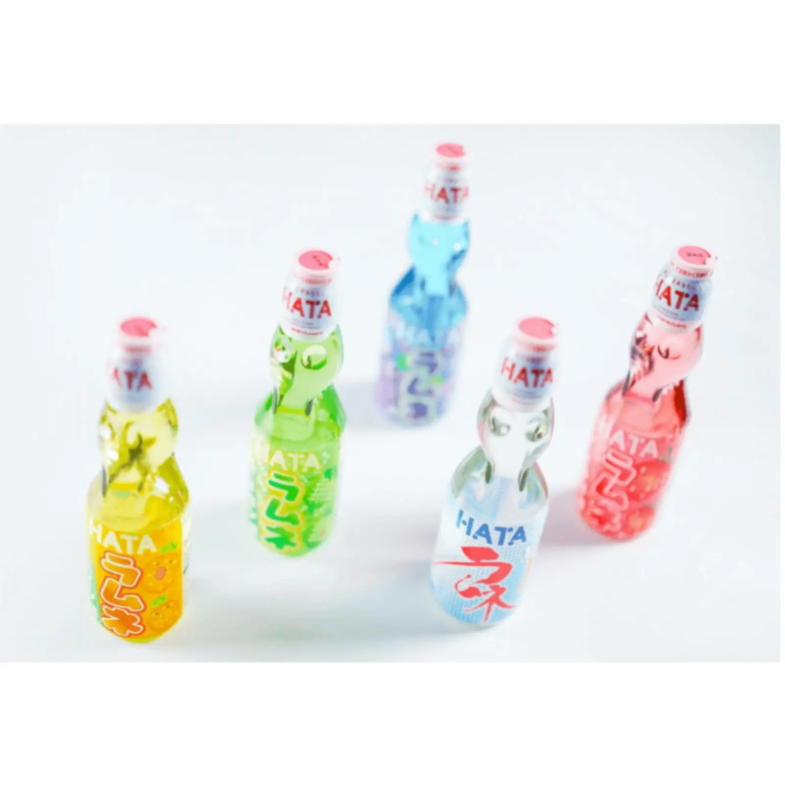 Bebida Ramune Hata，refresco de mármol Japonés , bebida carbonatada , multi sabores,200ML