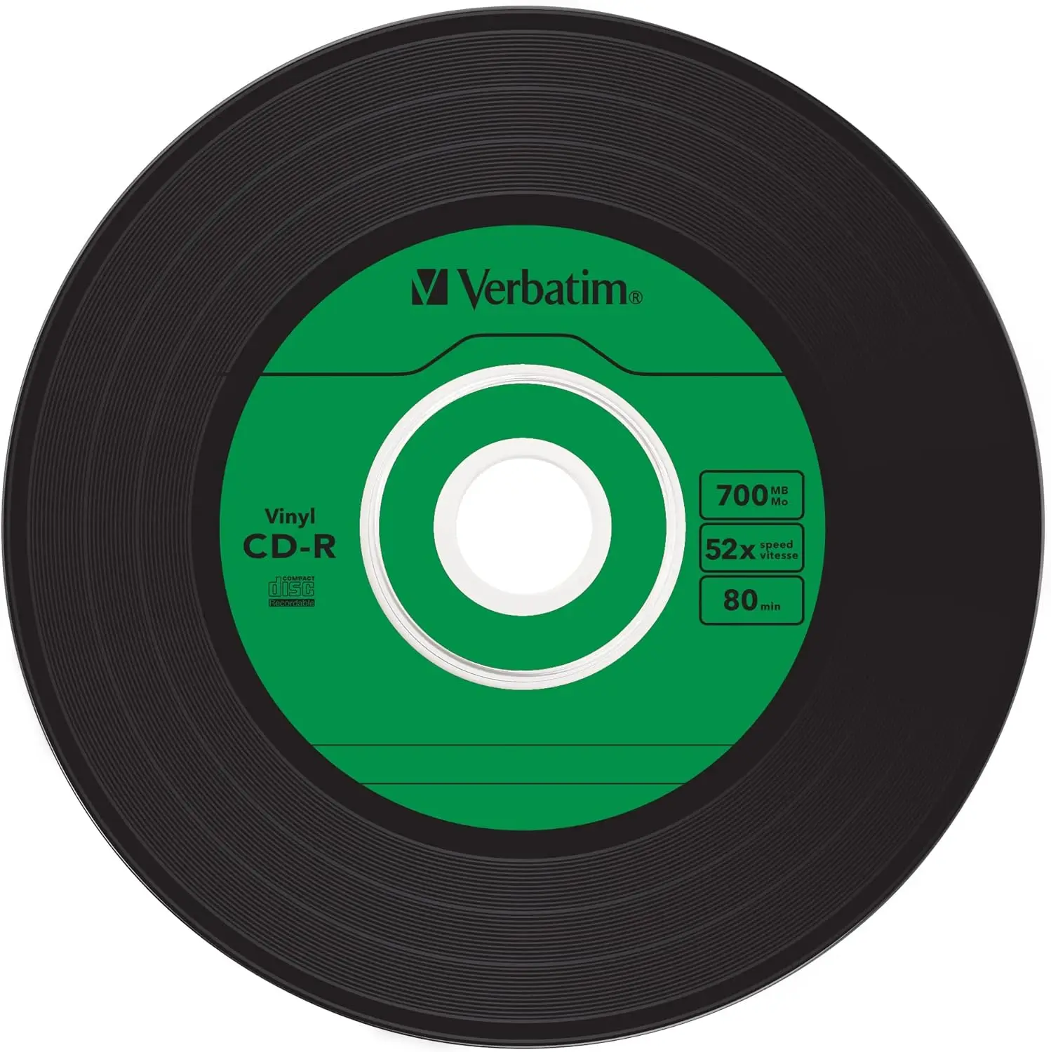 Verbatim 43426 52x Vinyl CD-R-Slim case 10 pieces