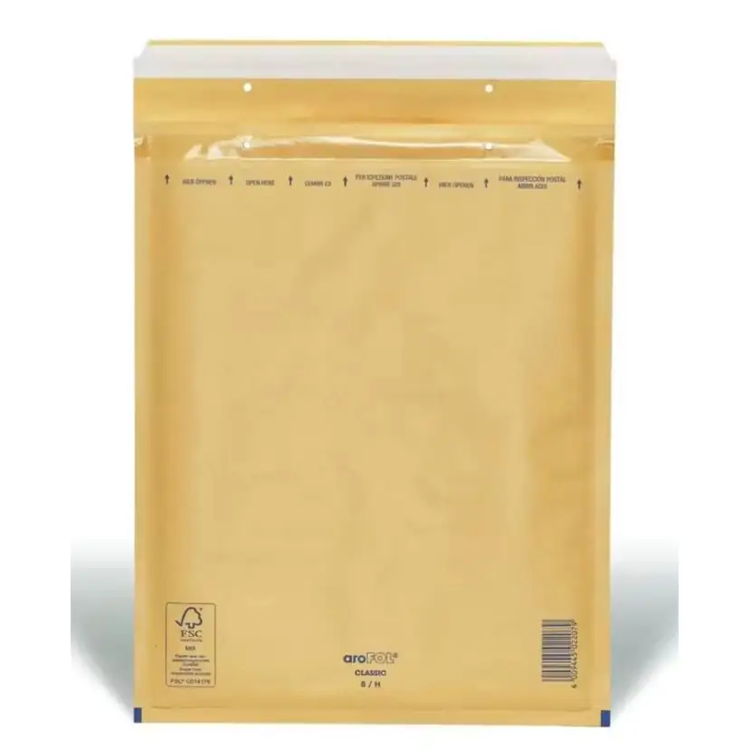 LD Morphling-Pack de 30 Sobres Acolchados de Papel con Burbuja Interior de Polietileno aroFOL® Sobres Kraft Acolchados de Plastico para Envíos, color Marrón 30 Unidades, Bolsa de Burbujas para