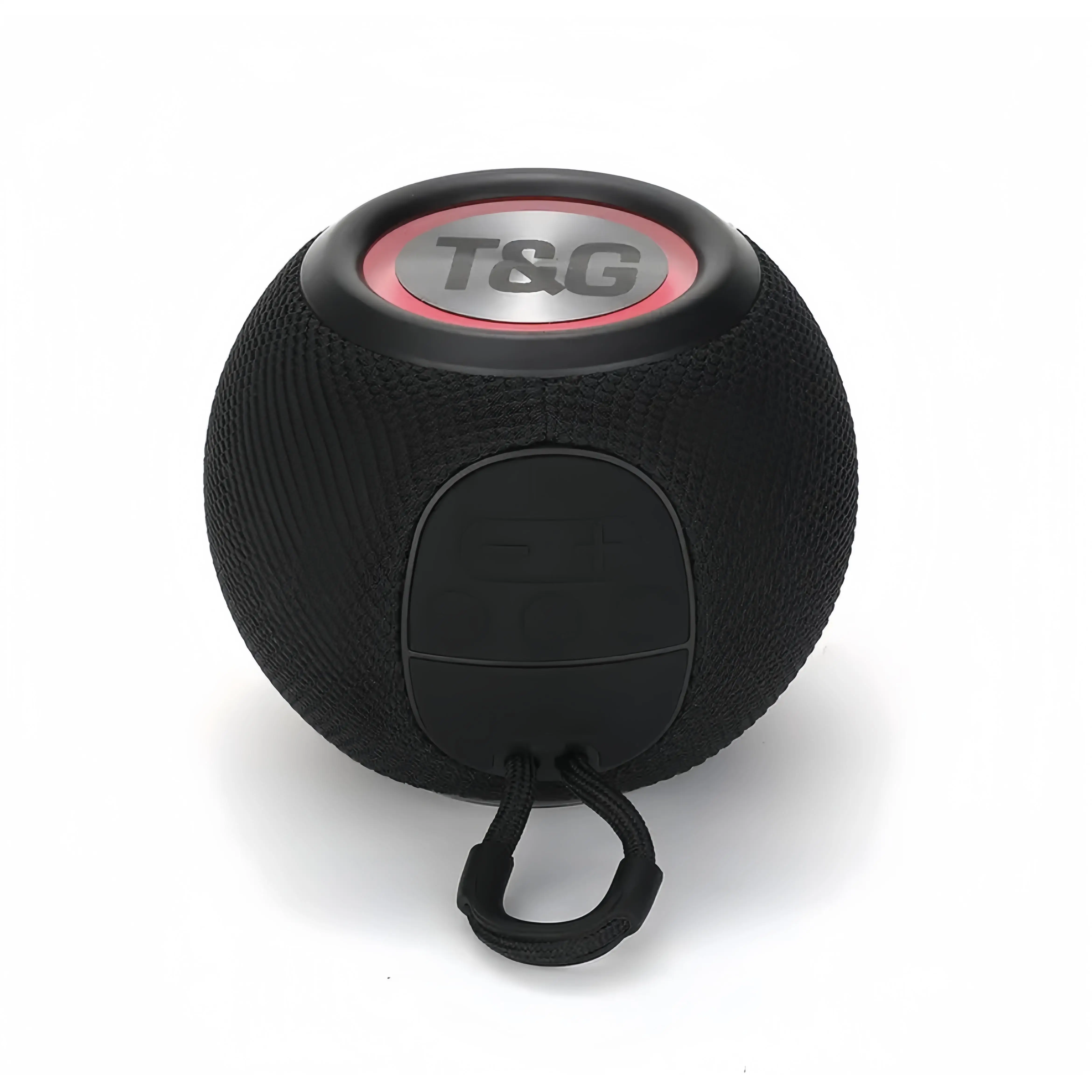 TG337 portable Bluetooth speaker Mini Wireless Bass Speaker Boombox LED IPX7 outdoor music player support BT AUX FM TF