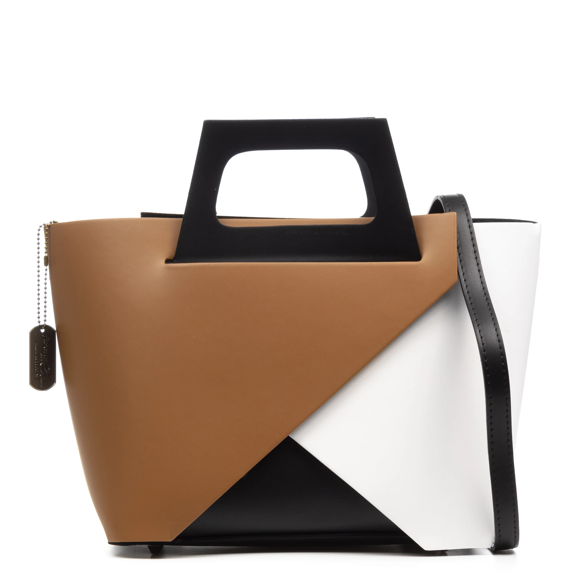 FIRENZE ARTEGIANI Arcinazzo bolso Shopper mujer. Piel auténtica acabado Ruga. Fabricado en Italia