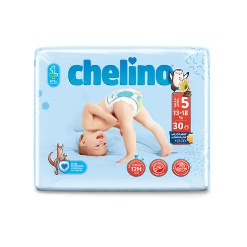 CHELINO PAÑAL TALLA 5 - 30 UNIDADES
