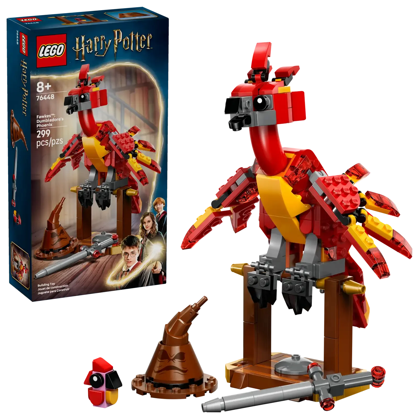 LEGO LEGO 76448 Fawkes Fénix de Dumbledore Harry Potter - 299 Piezas