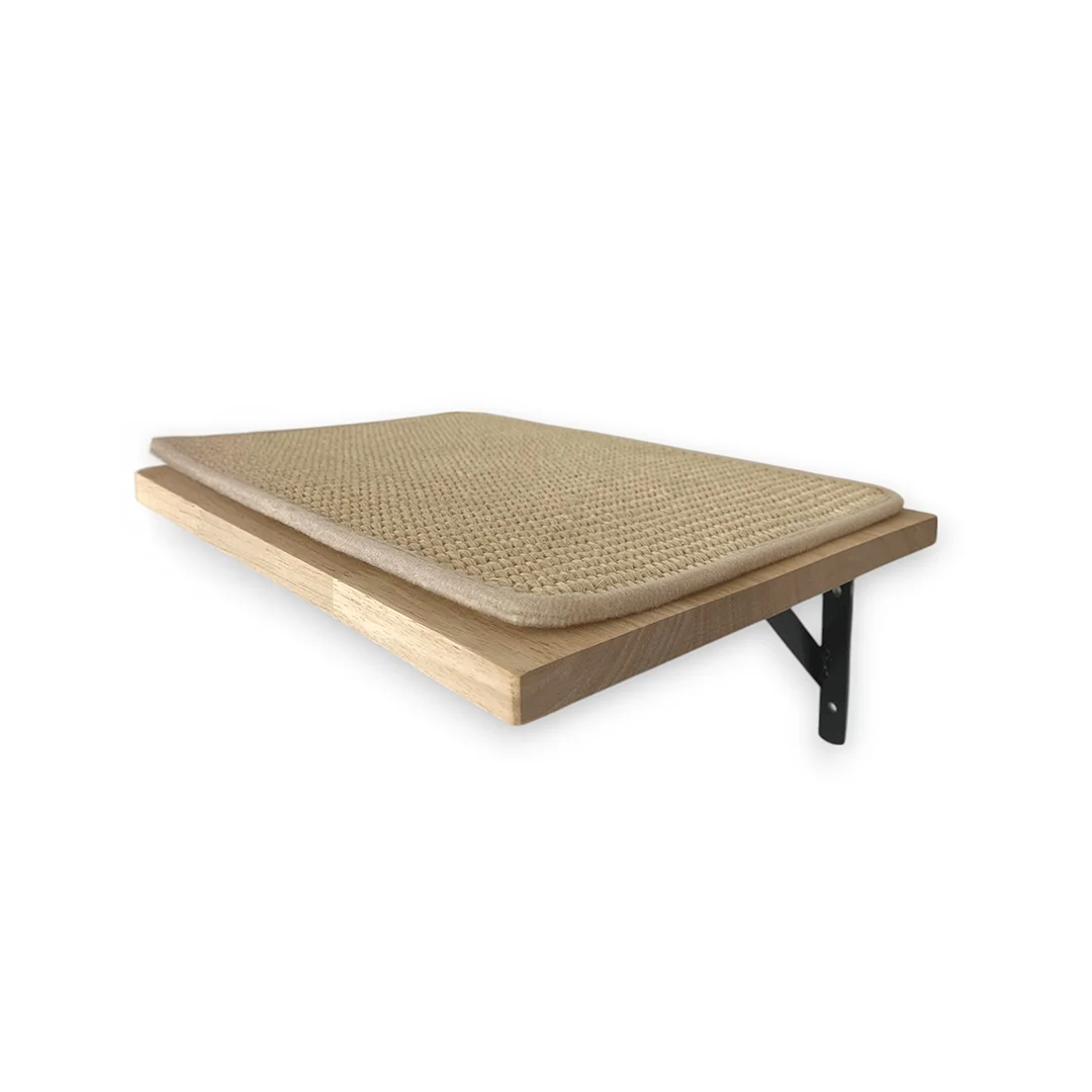 Estantería de Pared para Gatos Ancla con Rascador de Sisal | Plataforma Mural de Descanso y Observación | Mueble Vertical para Gatos – Althea Living