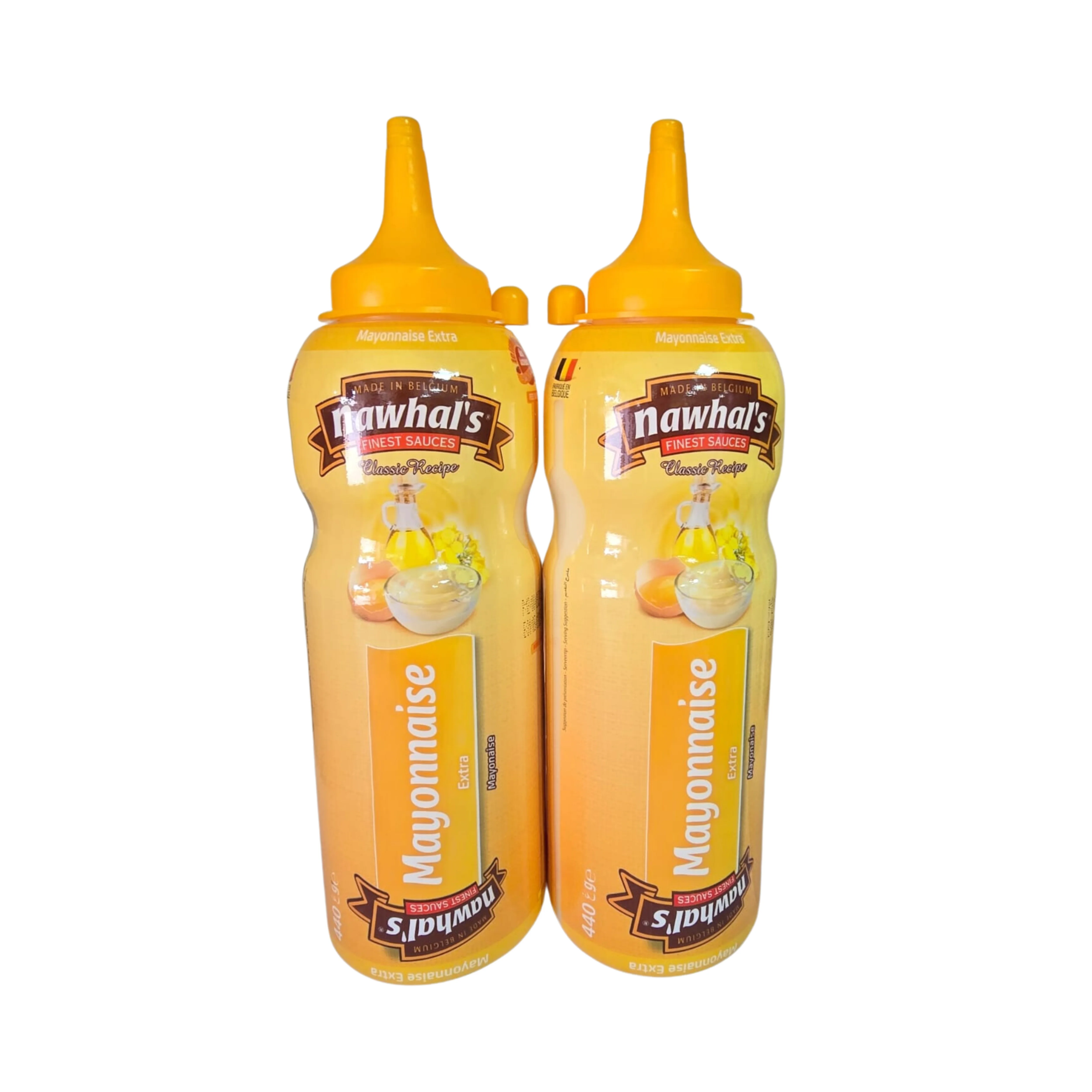 2 Botes De Salsa Mayonnaise Extra Nawhals Finest Sauces 440g- De Belgium