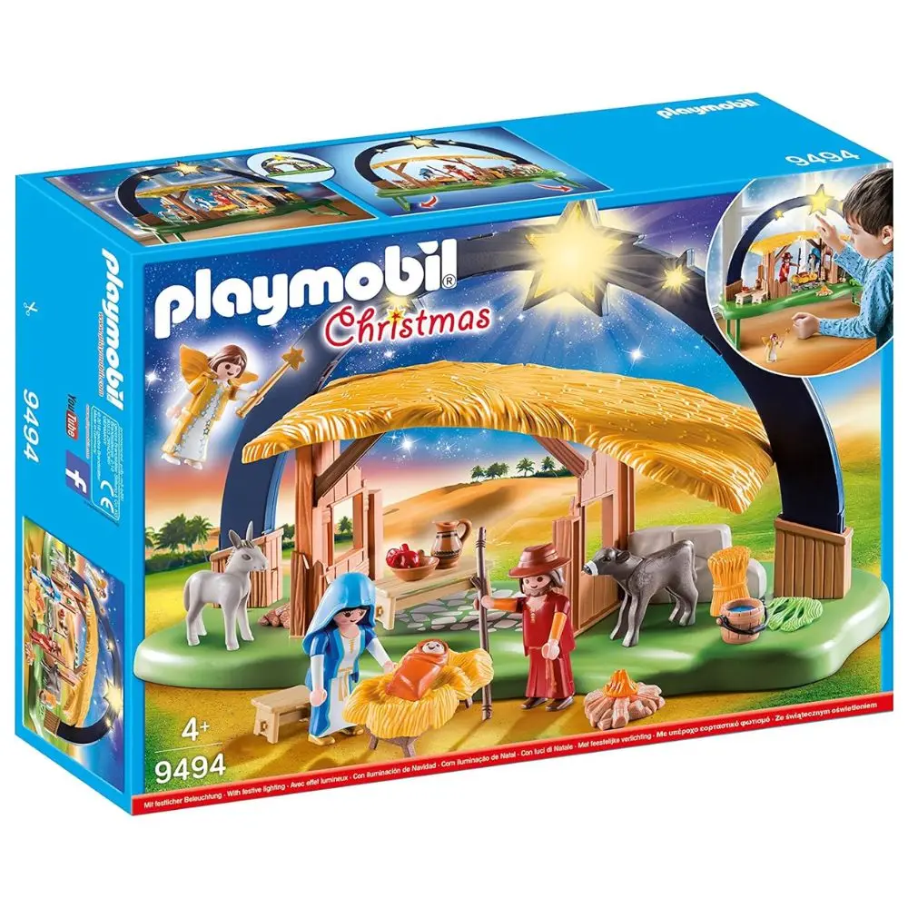 Belén Playmobil (9494) con luz Christmas con Sagrada Familia Navidad