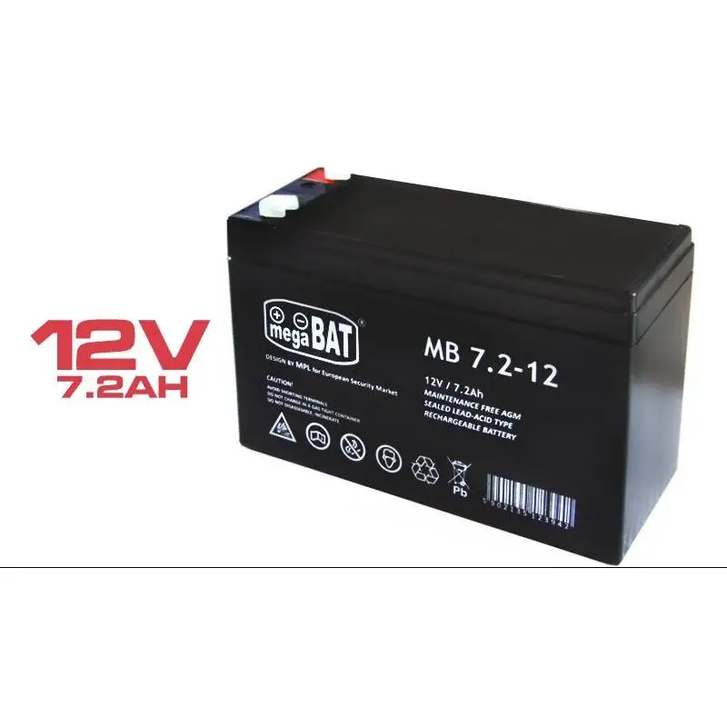 MB Batería Plomo-ácido 12V 7A Terminales F1