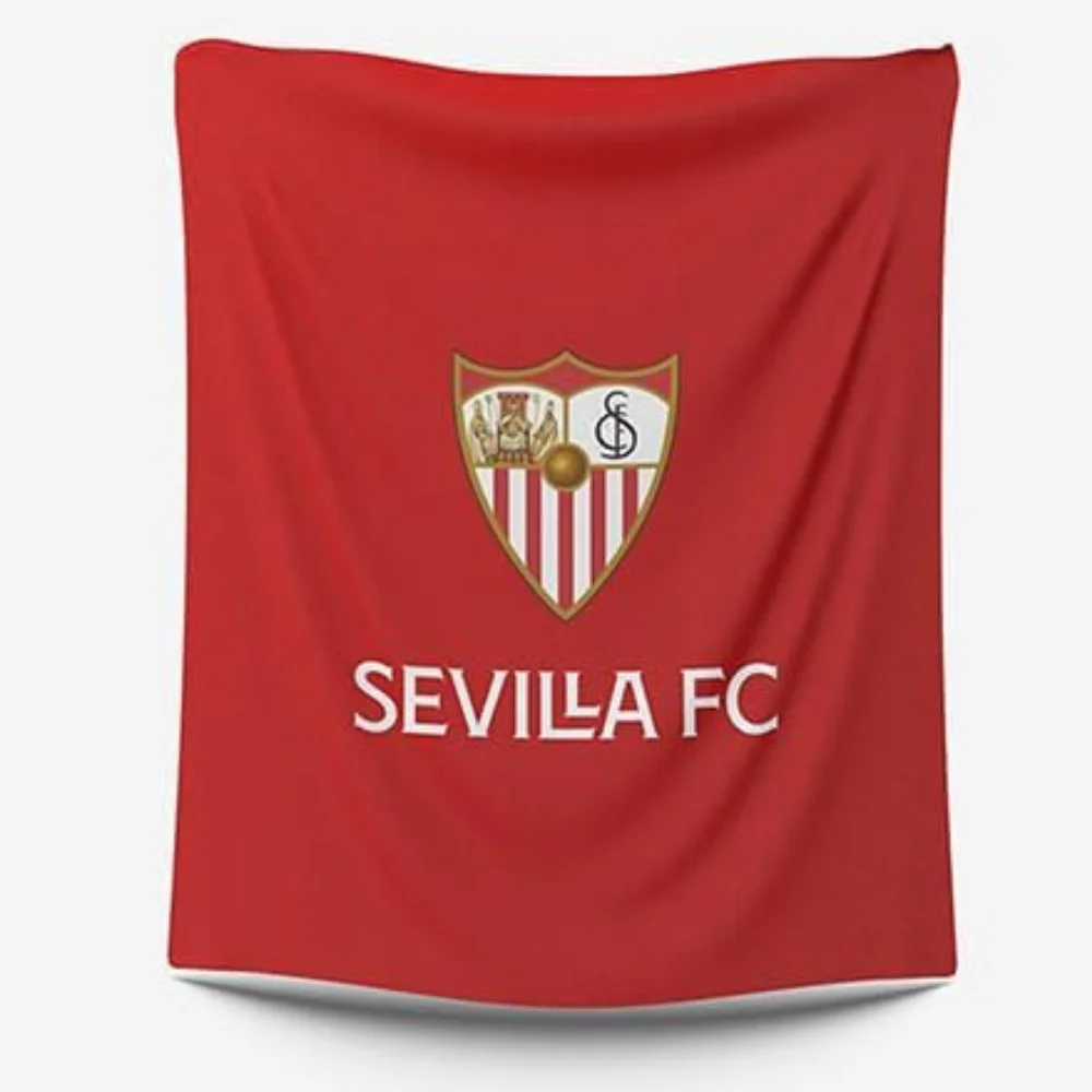 Seville FC printed coral blanket 120x150 Cm