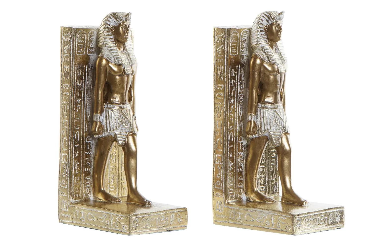 2 Set resin 10,5X7,5X20 Egyptian bookend the best complement for your home-fix-