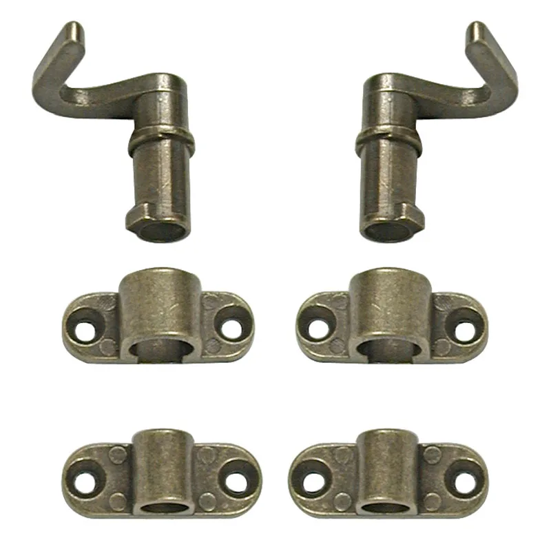 ACCESORIOS CERRADURA FALLEBA METALICO CUERO DUVER 1GANCHO DCHA+ 1IZDA,2PUENTES GANCHO+ 2PUENTES VARILLA.