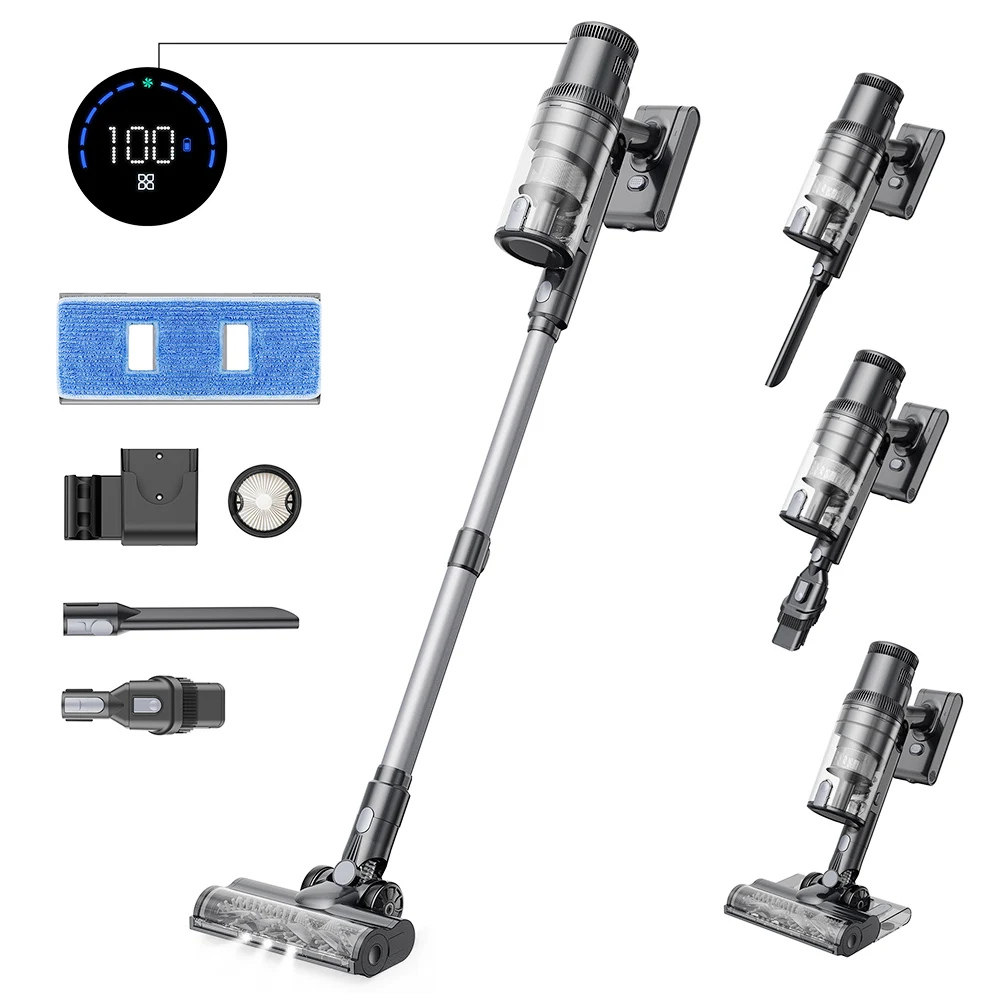 Escoba Aspiradora Sin Cable Proscenic P11 Mopping Aspiradoras De Mano Coche, Aspira Y Friega,