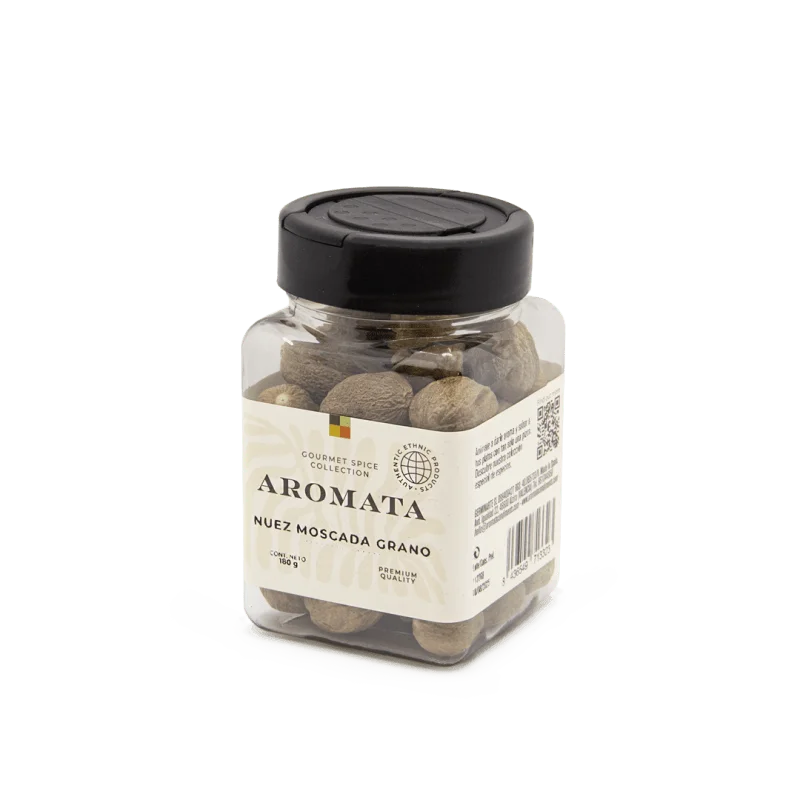 Nuez Moscada 180 gr - Especia aromática y picante para carnes, pescados, pasta y más - Origen Sri Lanka