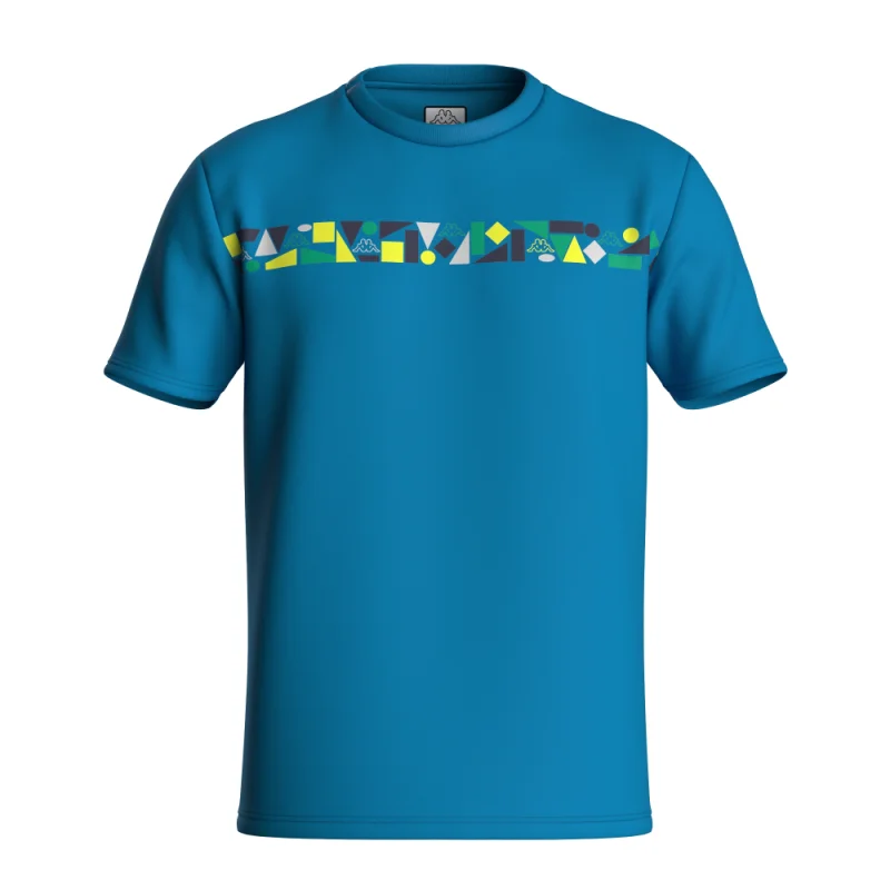 Camiseta Kappa Logo Iotu 34251tw-q22 Azul Hombre Manga Corta