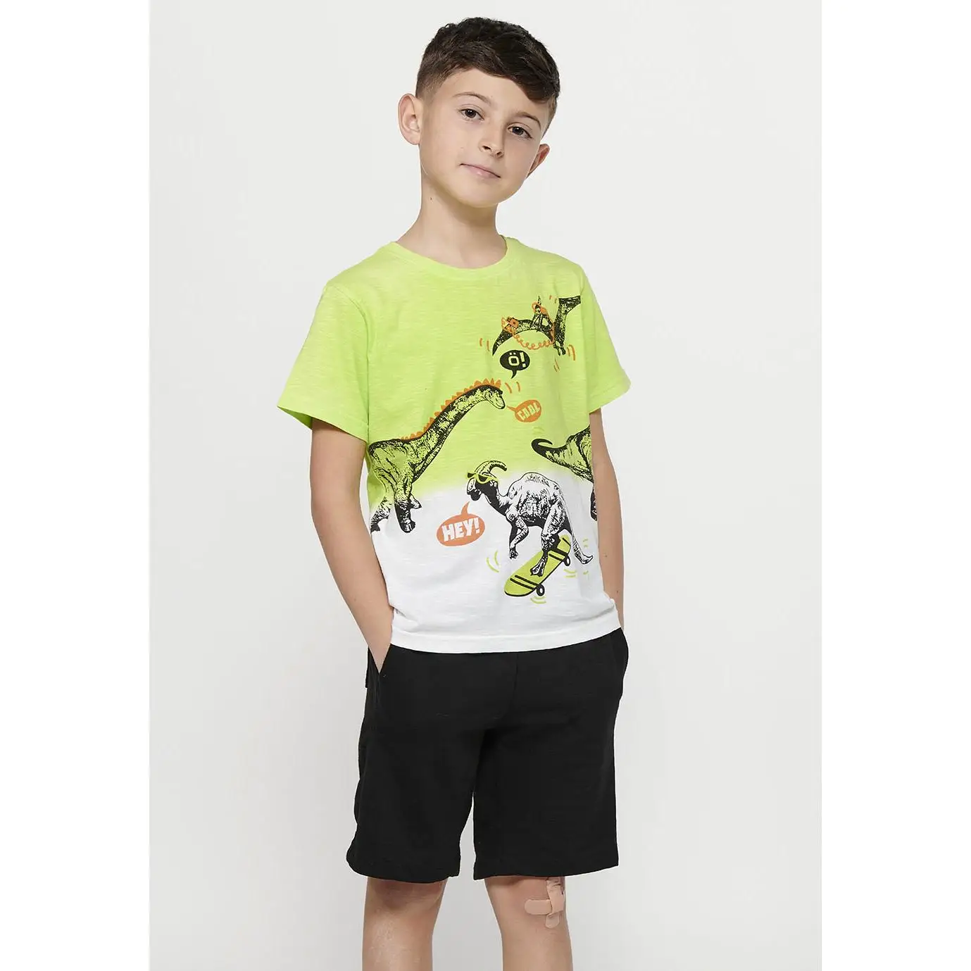 Koroshi Camiseta Niño Manga Corta Dinosaurios Skate – Koroshi Lima