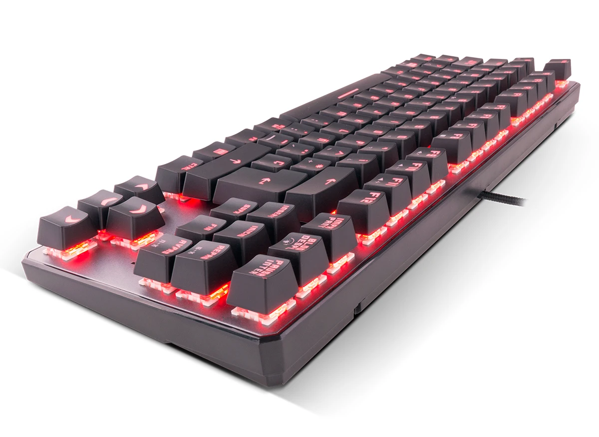 KROM KERNEL TKL Mechanical Gaming Keyboard, no numeric keyboard, RGB LED lighting, silent, Spanish Layout