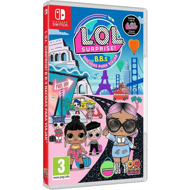 L.O.L. Surprise! B.B.s NACIDAS PARA VIAJAR - Nintendo Switch - Nuevo precintado - PAL España