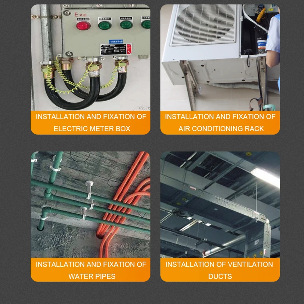 Mini Steel Nail Gun Manual Rivet Gun Concrete Wall setting Wall Anchor Wire Slotting Device Home Wall Fastener Tool