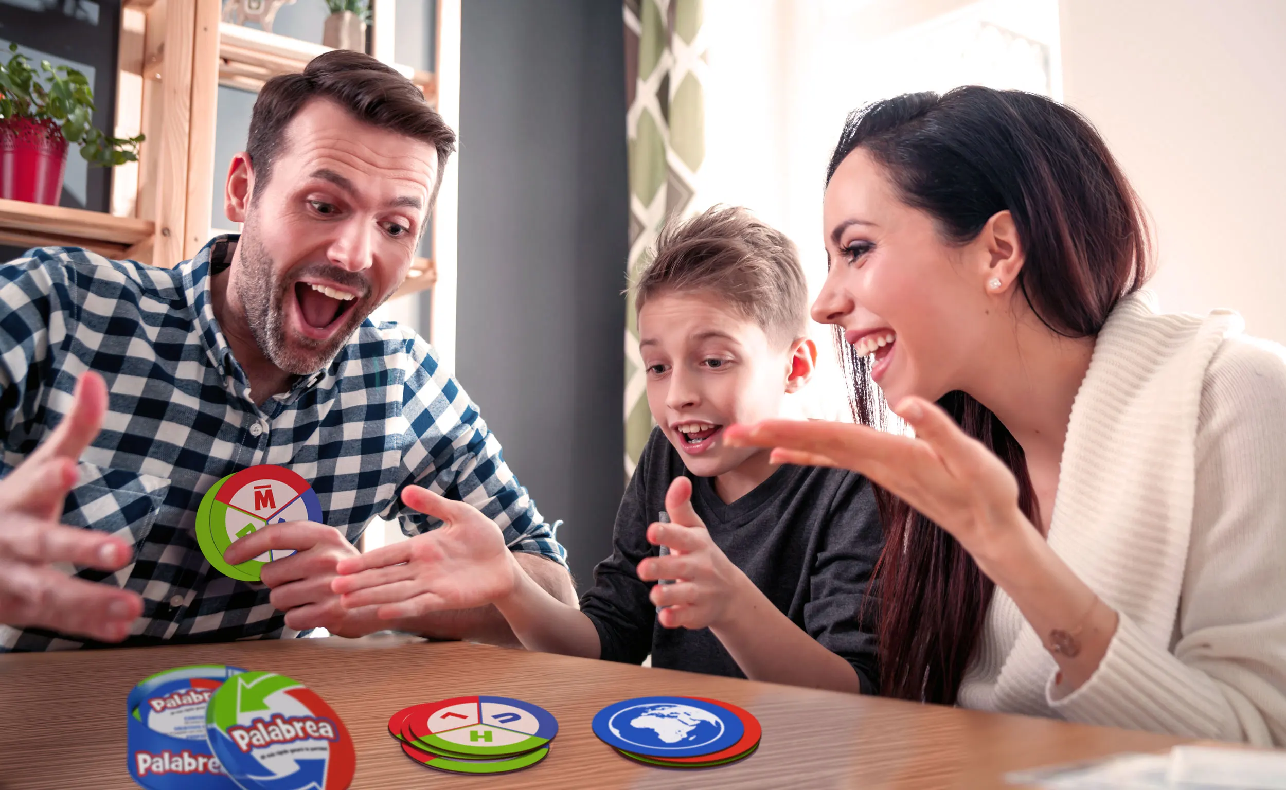 Ludilo Palabrea | Educational Board Game for Children 6 Years, Educational Family Board Game, Great for Family Game Night, Designed for 2-6 Players
