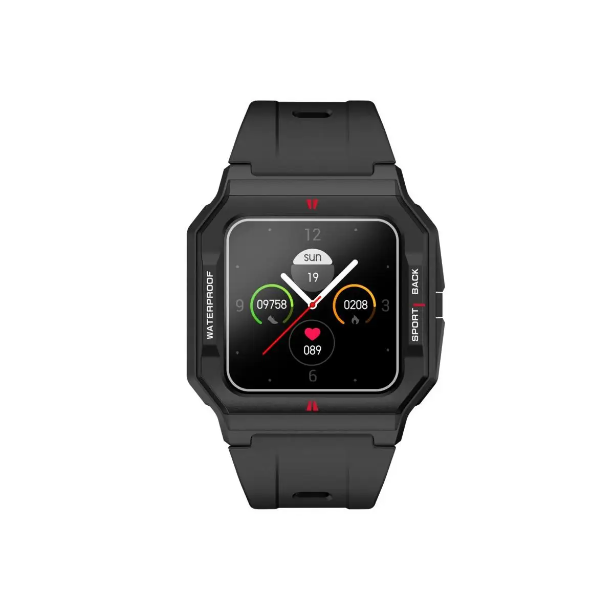 Smarts By Radiant Reloj Inteligente para niños Smartwatch Los Angeles Sili Negro 41,00 Mm Pulsera De Silicona Negro Con Cierre De Hebilla Normal Control De Ritmo Cardiaco, Sueño Y Modos Deportivos