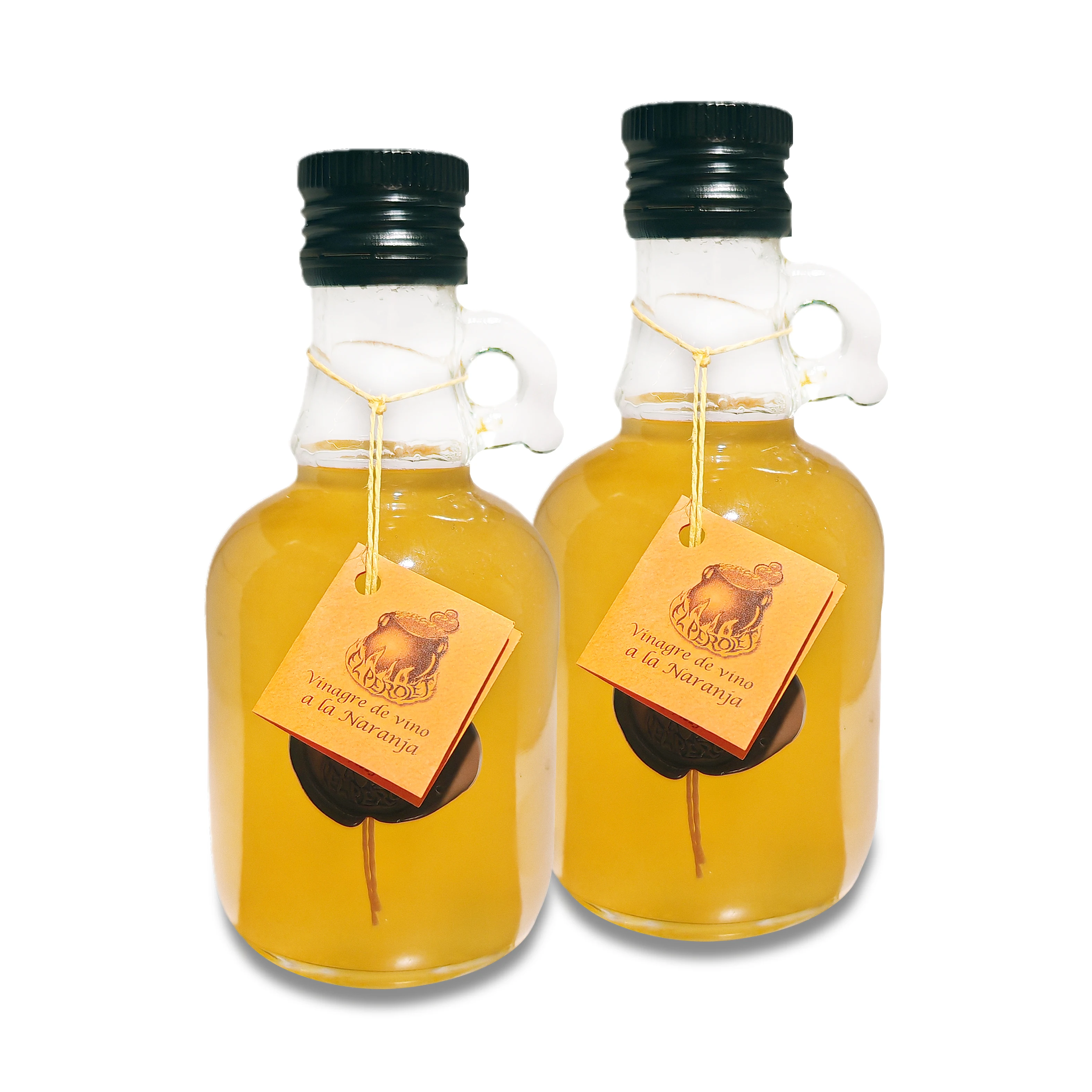 Vinagre de vino a la naranja de El Perolet (Pack de 2 unidades de 25cl)