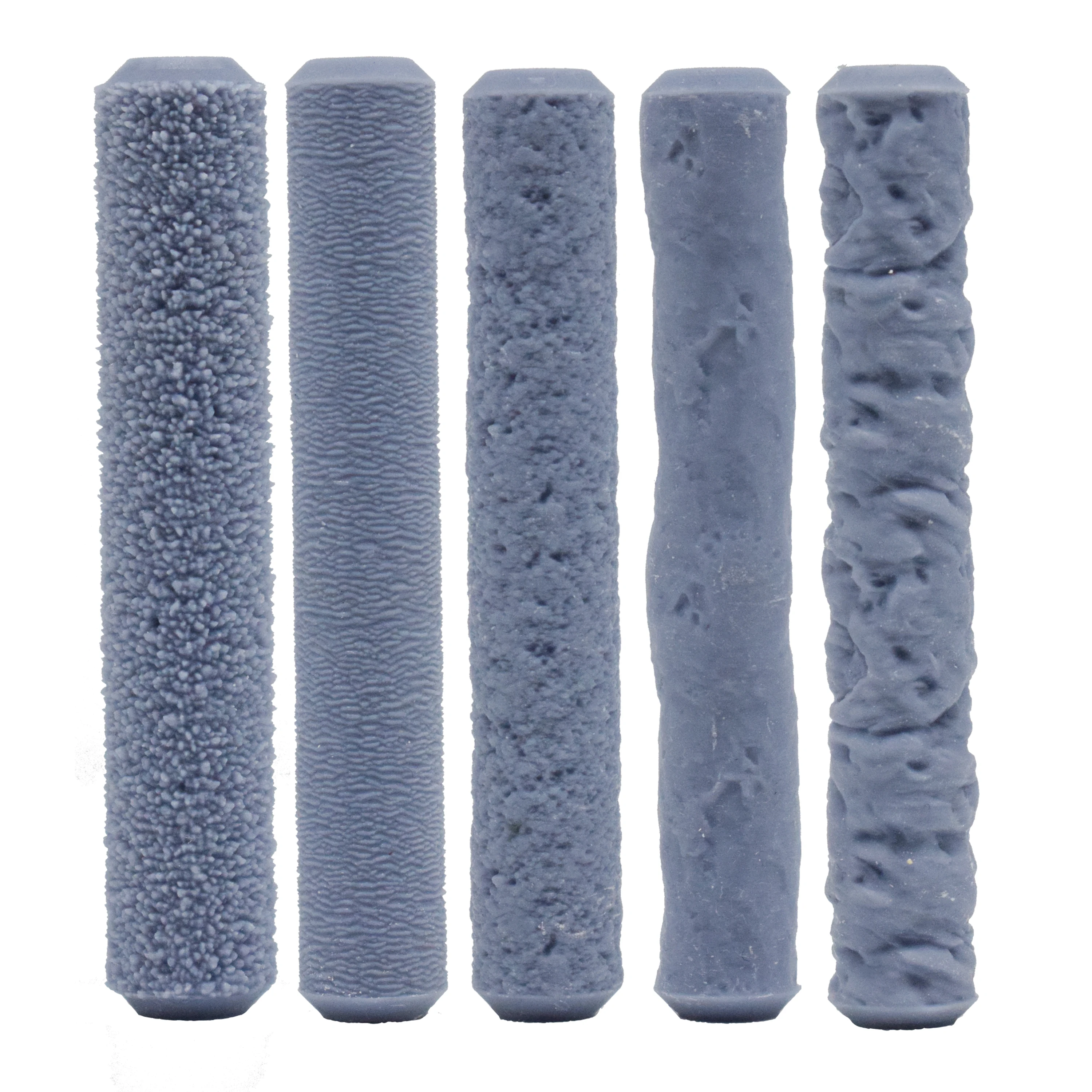 5 Rodillos de Textura Lodo de Piedra Modelado Arcilla Polimérica Amasar Textura Modelado Mano Sello Madera Herramienta Cerámica DIY Creación Artesanal Proyectos Personalizados