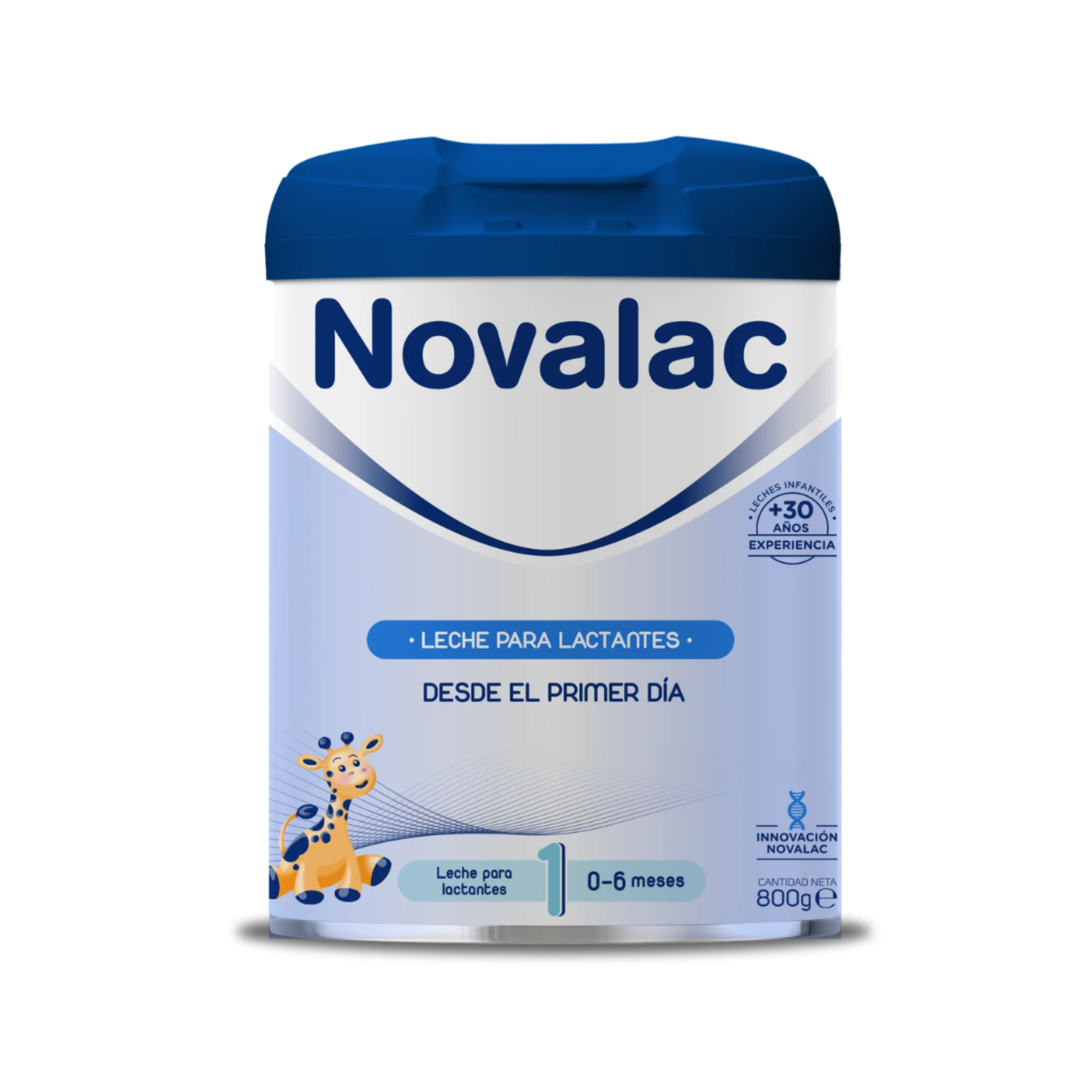 Novalac 1 - Leche en polvo de Iniciación para bebes 0-6 Meses. Contribuye al normal desarrrollo de tu Bebé. Fórmula Elaborada con Pediatras rica en DHA - Leche para Lactantes - 800 g