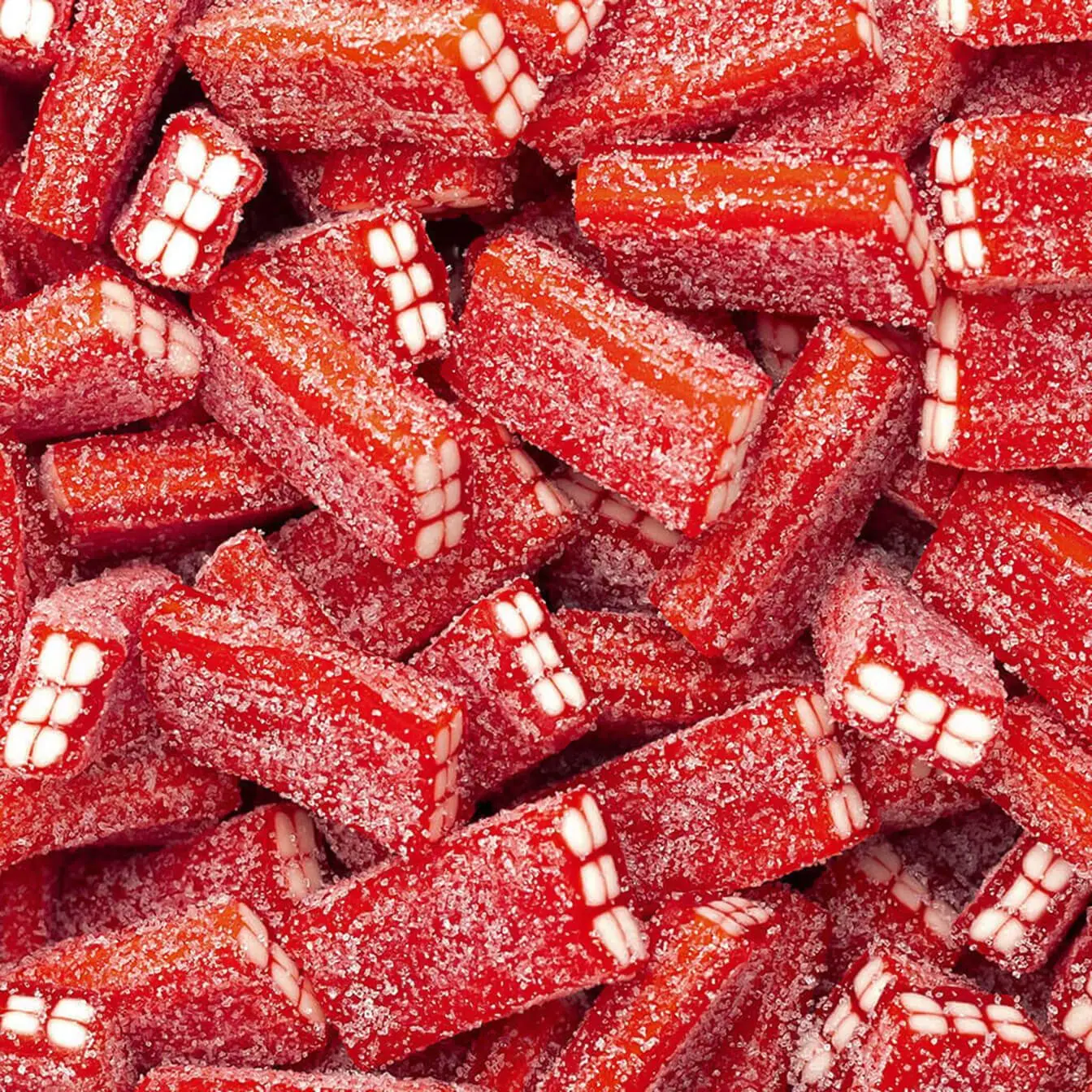 Vidal. Bricks stuffed pica strawberry. 1kg bag