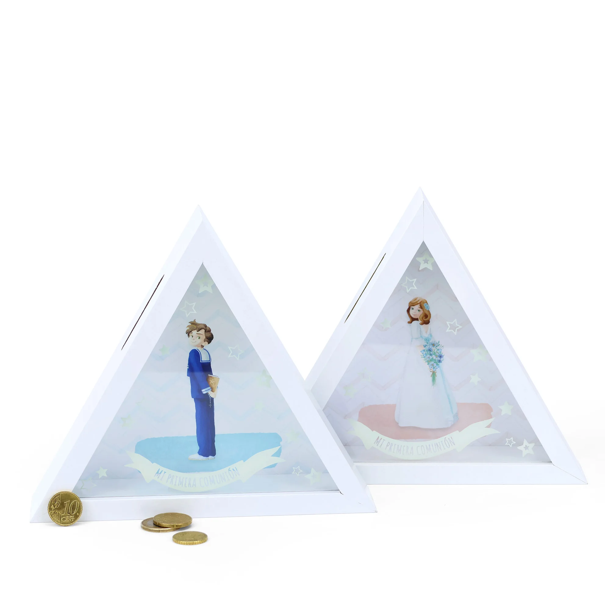 Hucha de mi primera comunión, recuerdo especial para niño o niña, regalos originales de comunión, detalles elegantes y prácticos para invitados, artículos decorativos para celebraciones religiosas y recuerdos familiares, Regalantes.com