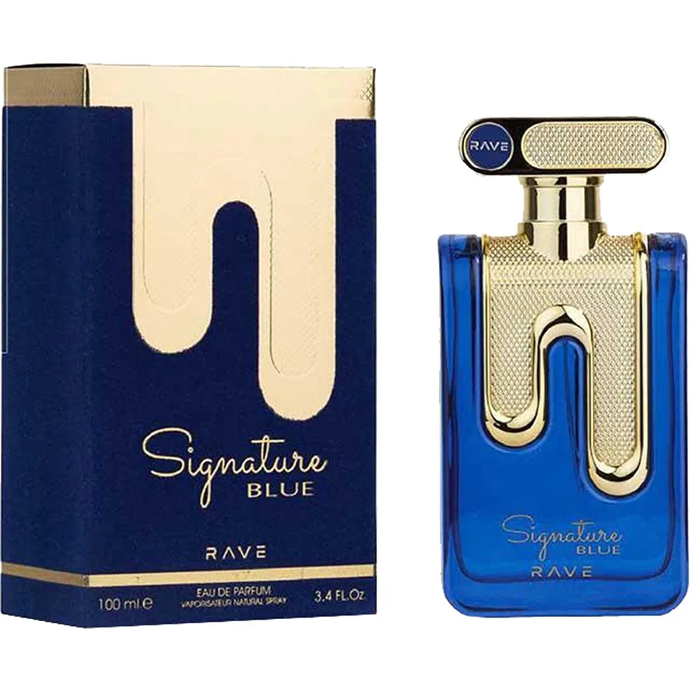 RAVE MEN'S FRAGRANCE SIGNATURE BLUE EAU DE PARFUM 100 Ml    ***NOVEDAD***