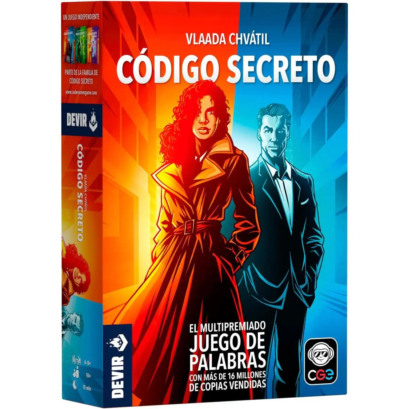 Devir - Código Secreto Juego de Mesa - Imágenes - Dúo - Cartas - Español