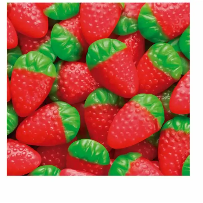 HARIBO FRESONES 1KG Los FRESONES SUPER son caramelos de goma con la clásica forma de fresa, con un interior súper esponjoso con instenso sabor a Fresa. Sabor de Haribo TOP original calidad de confianza