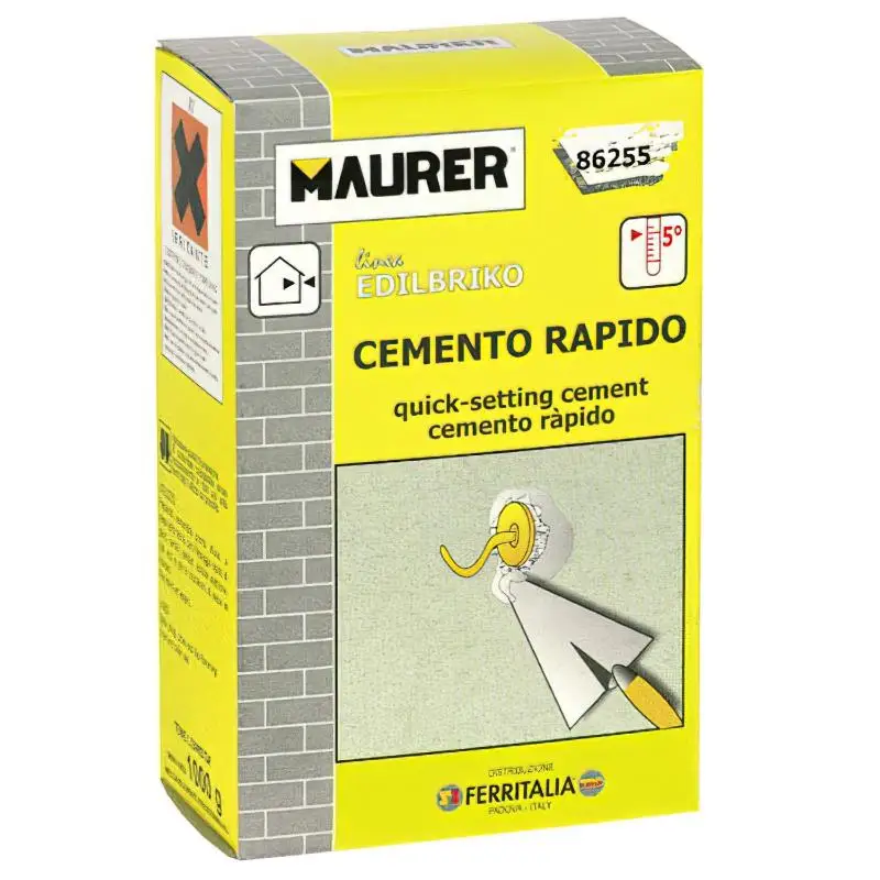 Edil cemento rápido maurer (caja 1 kg.)
