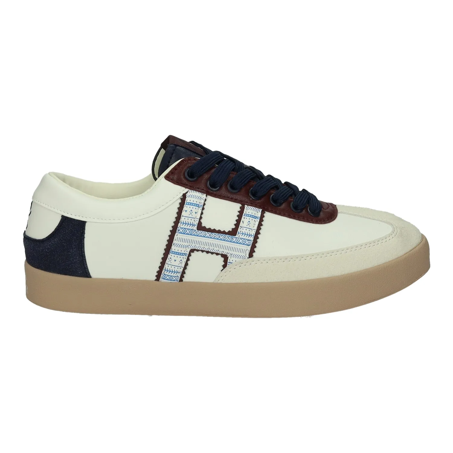 Men's beige HARPER & NEYER sneakers. Men's casual shoes-Harper & Neyer, elegant design in beige with detail 