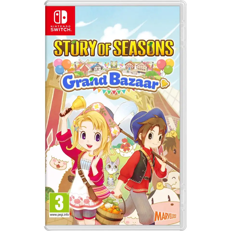 Story of Seasons Grand Bazaar - Switch - Nuevo Precintado - PAL España - Meridiem
