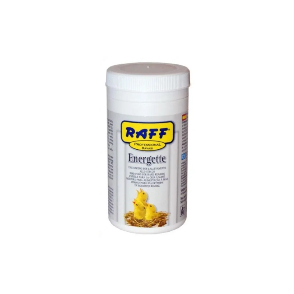Raff Energette Papilla para Pájaros - Alimento Proteico para Cría Manual - Crecimiento Garantizado