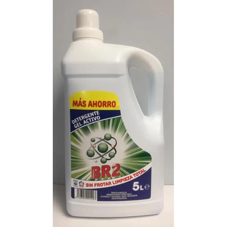 DETERGENTE GEL ACTIVO BR2 5L BR2 SIN FROTAR LIMPIEZA TOTAL