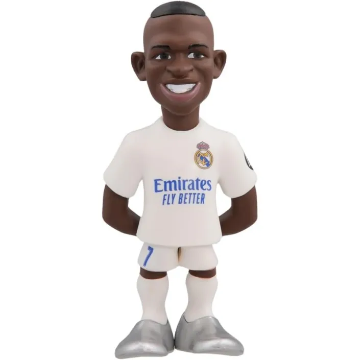 Figura Minix Vinicius Real Madrid Modelo 203 -  Original - Figuras Miniaturas Coleccionables Para Exhibición - Idea De Regalo - Mercancía Oficial - Juguetes Para Niños - Fans