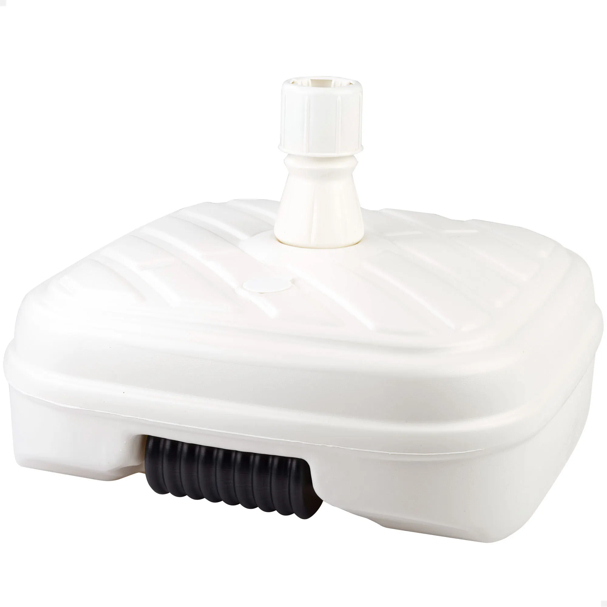 Base para sombrilla cuadrada blanca Ø33-48 mm Aktive