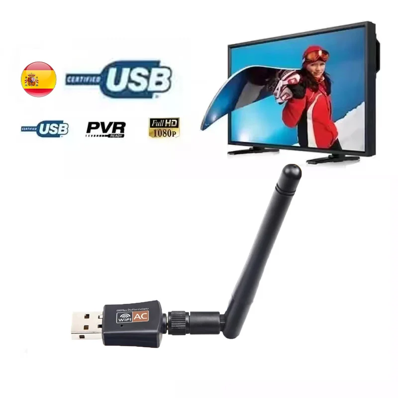 Iptv spain 4k wifi dvb decoder fast shipping from spain