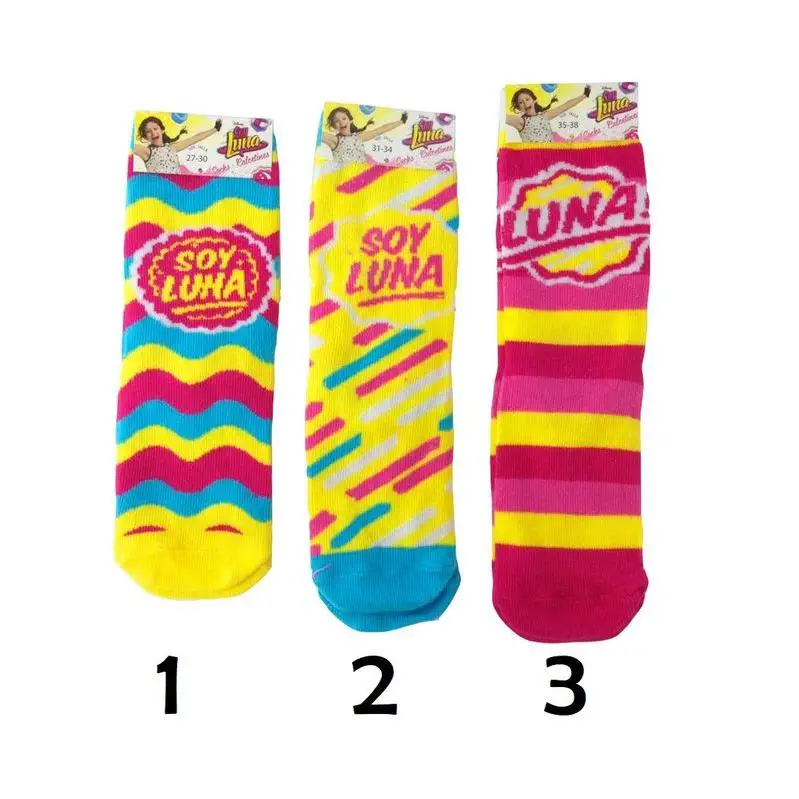 Calcetines Soy Luna T-27/30 (modelo aleatorio, una unidad)