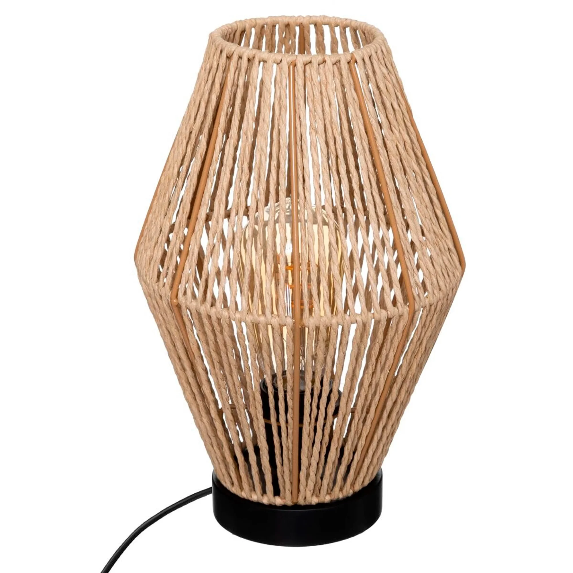 Atmosphera Lámpara de Sobremesa Aissa Nature H.32cm - Decoración Natural