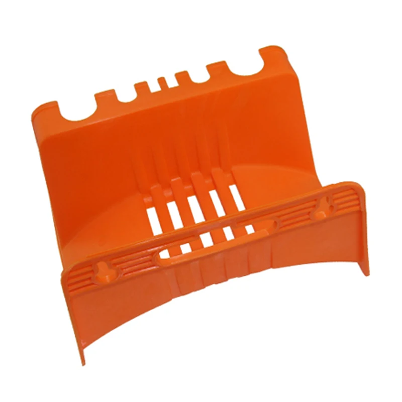 BONERVA Plastic Hose Holder - Garden Hose Organizer in Bright Orange, Durable Weather-Resistant Plastic, Easy to Install on Walls or Fences, Efficient Storage Solution for Your Garden Hose. - Product Main Image